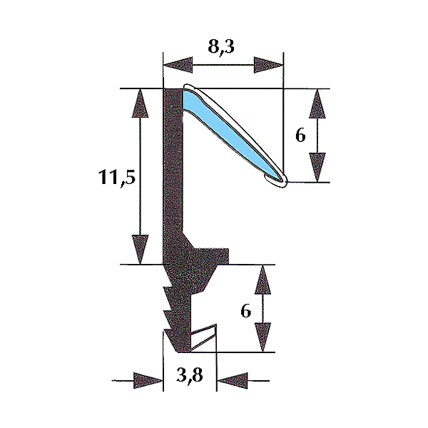 Joint sur ouvrant protégé photo du produit visuel_1 2XL