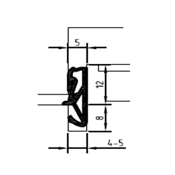 Joint sur ouvrant SV 712 photo du produit visuel_1 2XL