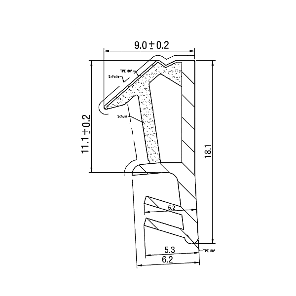 Joint sur ouvrant photo du produit visuel_1 2XL