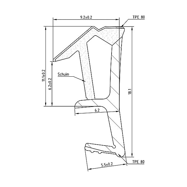 Joint sur ouvrant photo du produit visuel_1 2XL