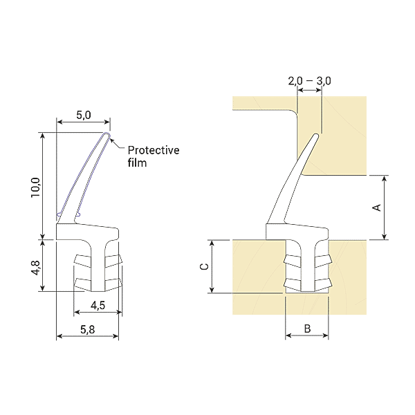 Joint sur ouvrant photo du produit visuel_1 2XL