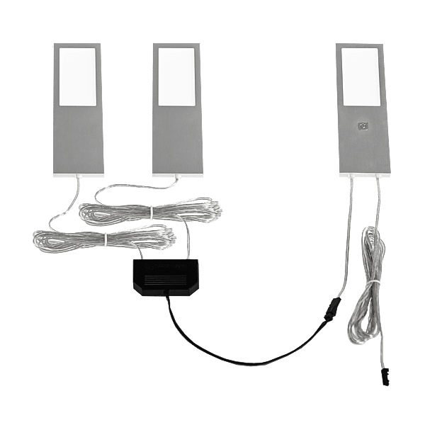 Kit 3 spots LED Lucky 5 photo du produit visuel_1 2XL