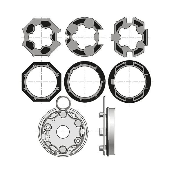 Kit d'accessoires de motorisation Tunnel photo du produit visuel_1 2XL