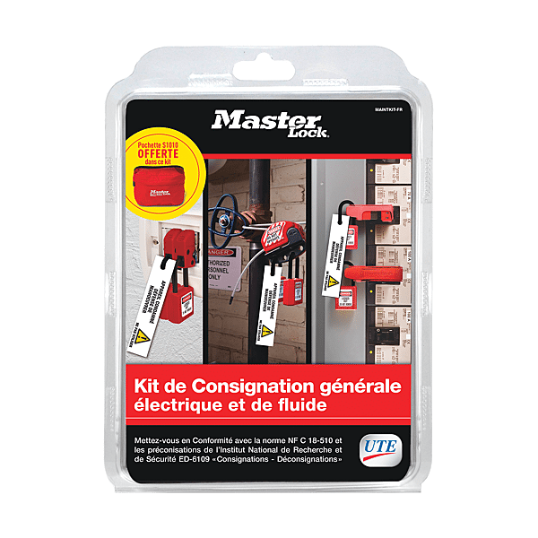 Kit de consignation générale électrique et de fluide MAINTKIT-FR photo du produit visuel_1 2XL