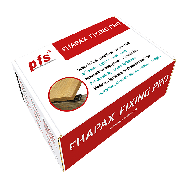 Kit de fixation terrasse Hapax Fixing Pro HAP010C00FIXPRO3 photo du produit visuel_1 2XL