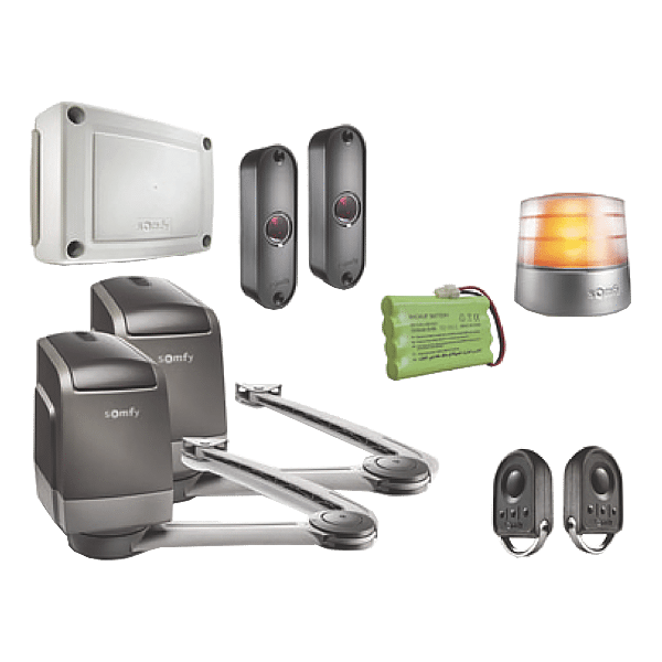 Kit de motorisation pour portail battant Axovia Io photo du produit visuel_1 2XL