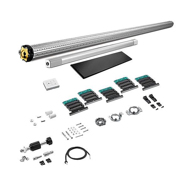 Kit de motorisation solaire RS100 Solar IO photo du produit visuel_1 2XL