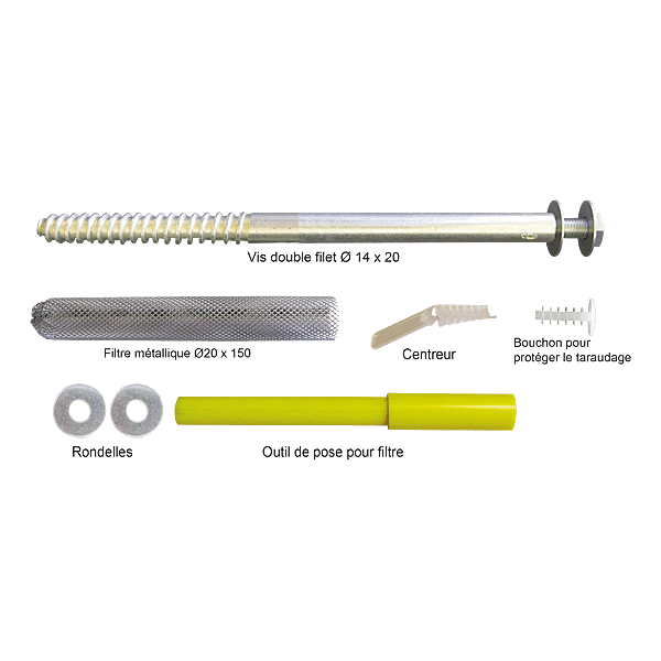 Kit de pose acier FIX-STORE ISO photo du produit visuel_1 2XL