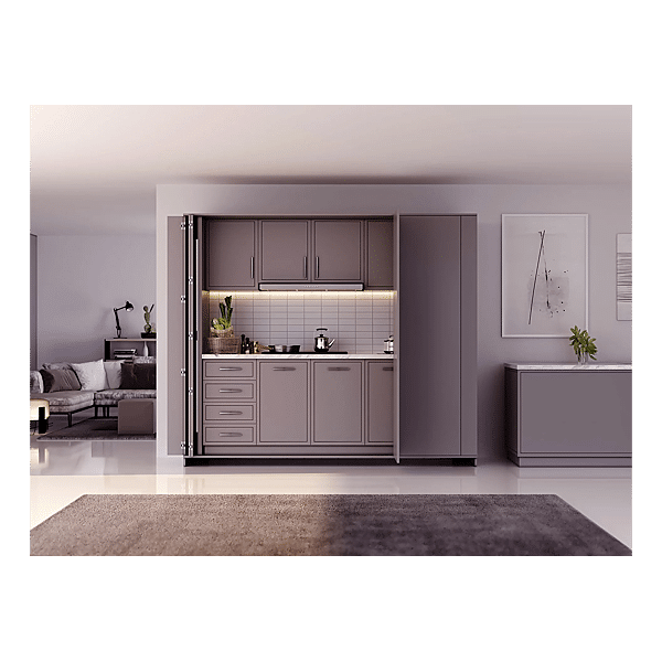 Kit pour double porte battante rentrante Darwin ABS photo du produit visuel_1 2XL