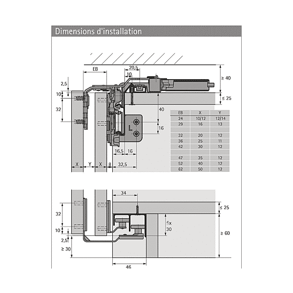 Kit profilé de coulissage et de guidage pour Top Line L photo du produit visuel_1 2XL
