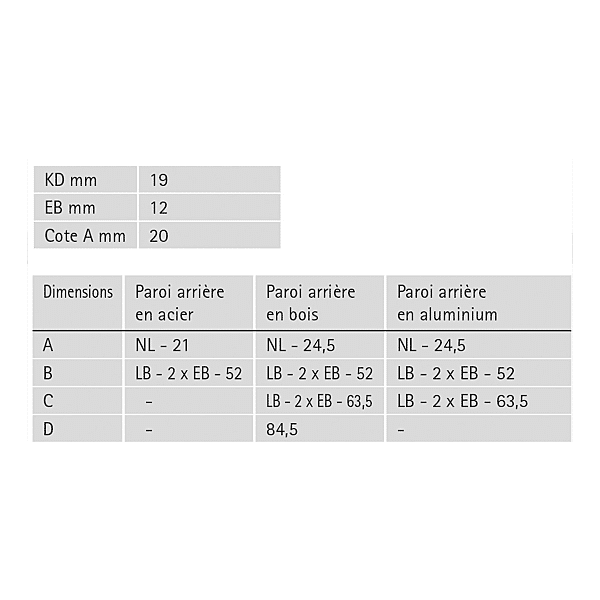 Kit tiroir simple ArciTech photo du produit visuel_1 2XL