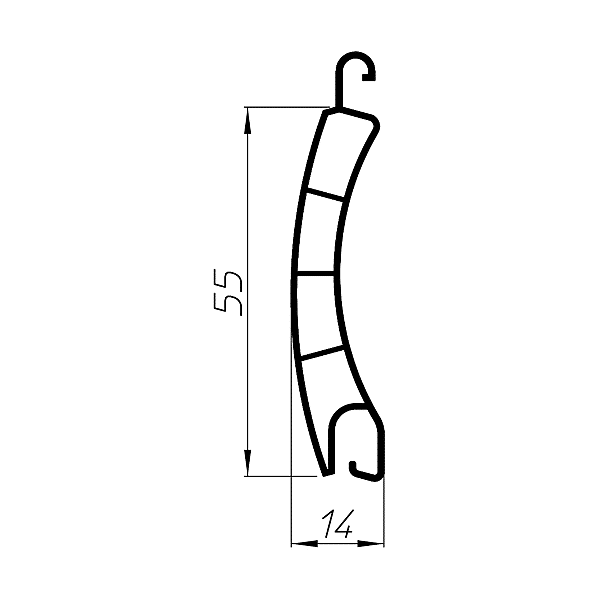 Lame de volet non ajourée photo du produit visuel_1 2XL