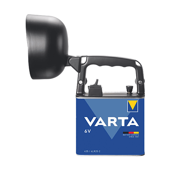 Lampe torche LED longue portée avec pile 6 V photo du produit visuel_1 2XL