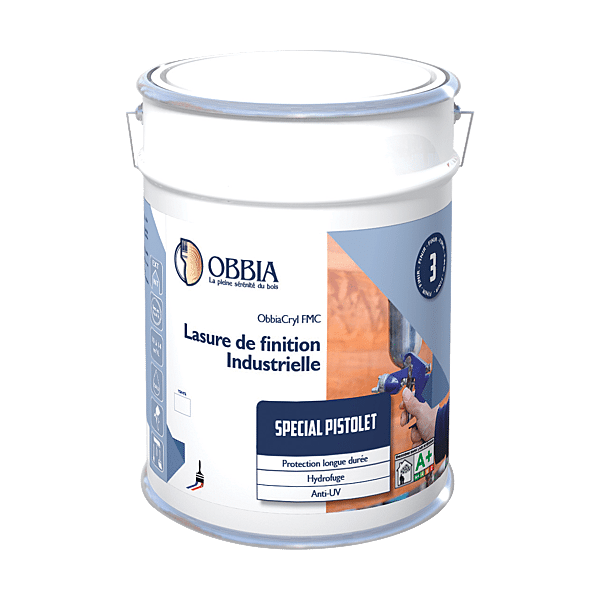 Lasure finition aqueuse Obbiacryl FMC photo du produit visuel_1 2XL