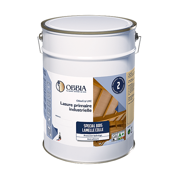 Lasure primaire aqueux Obbiacryl LMC photo du produit visuel_1 2XL