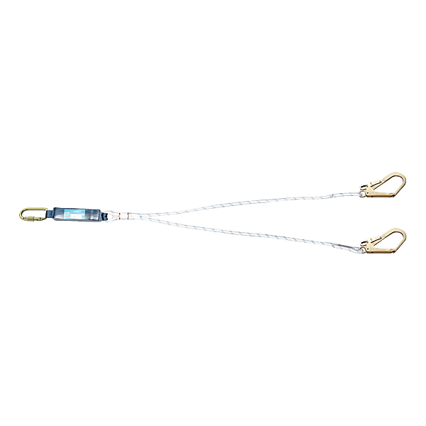 Longe anti-chute double avec absorbeur 77992 photo du produit visuel_1 2XL