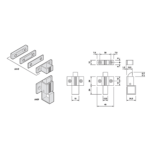 Loqueteau automatique DS6402 photo du produit visuel_1 2XL