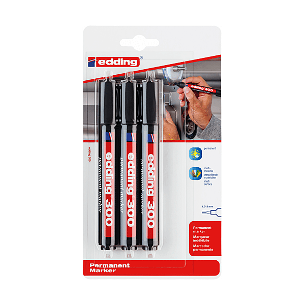 Marqueur indélébile E-300 photo du produit visuel_1 2XL