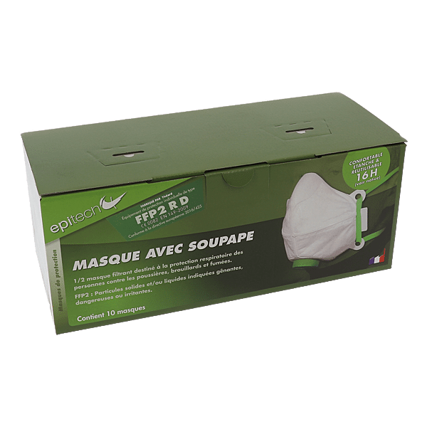 Masque anti-poussière FFP2 coque M12000VC photo du produit visuel_1 2XL