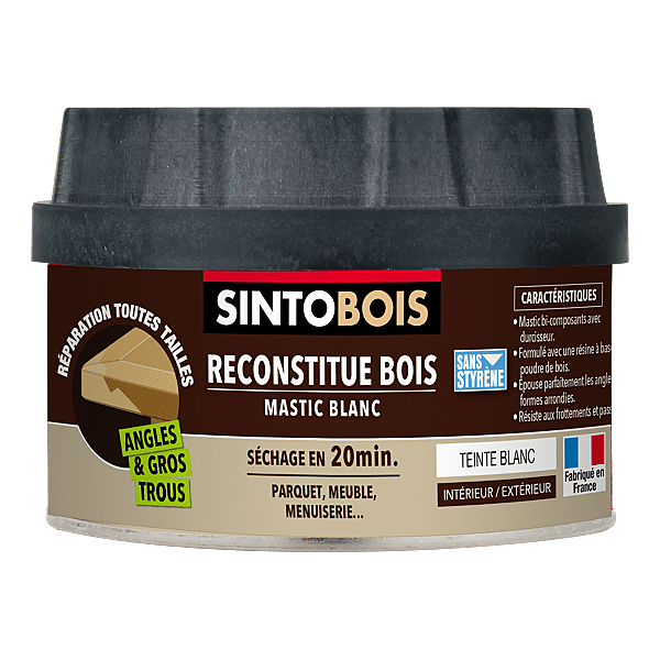 Mastic reconstitue bois Sintobois photo du produit visuel_1 2XL