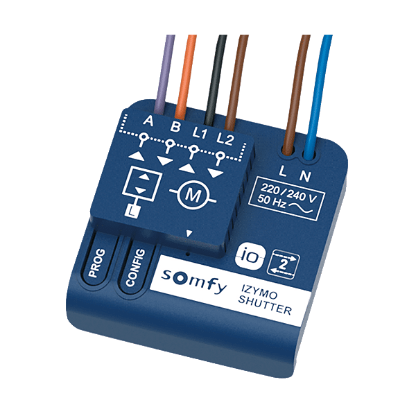 Micro-récepteur de volet roulant IO Izymo photo du produit visuel_1 2XL