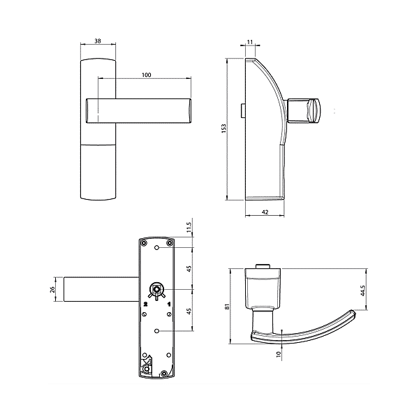 Module extérieur béquille seule MODUL’ONE photo du produit visuel_1 2XL
