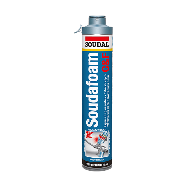 Mousse polyuréthane expansive Soudafoam Click & Fix photo du produit visuel_1 2XL