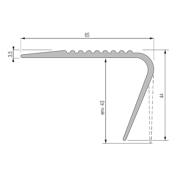Nez de marche anti-dérapant NMPR65 photo du produit visuel_1 2XL