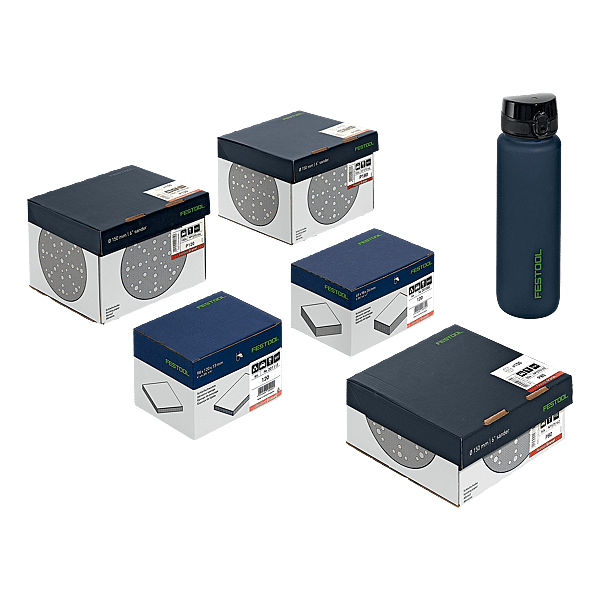 Pack disques abrasifs, éponges et gourde photo du produit visuel_1 2XL