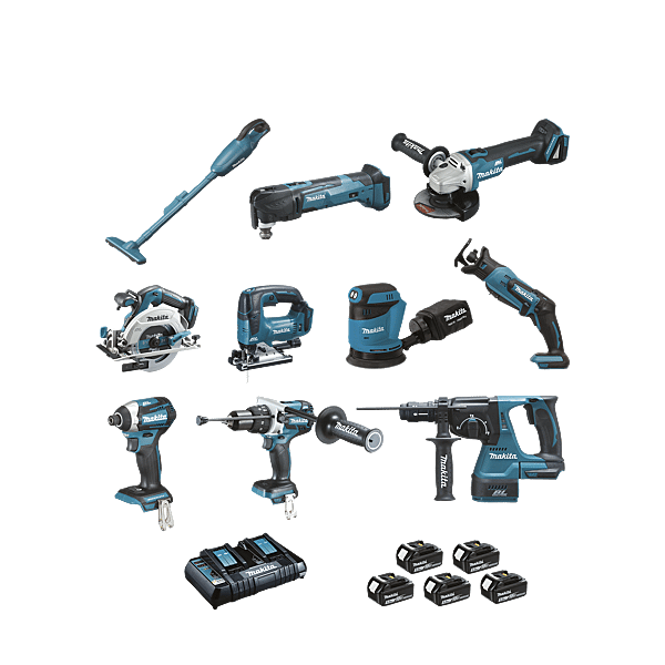 Pack électroportatif 10 machines DLS1011PTJ photo du produit visuel_1 2XL