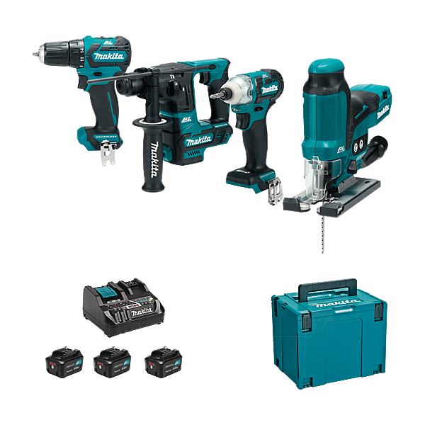 Pack électroportatif 4 machines LOT0184 photo du produit visuel_1 2XL