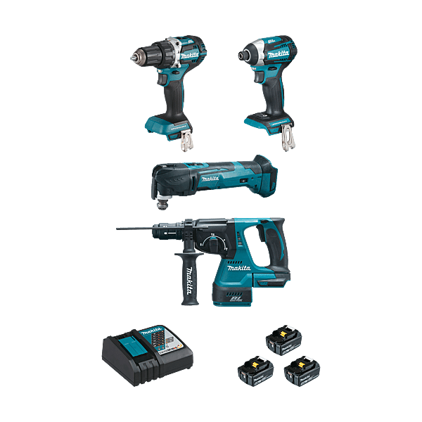 Pack électroportatif 4 machines DLX4109TJ photo du produit visuel_1 2XL