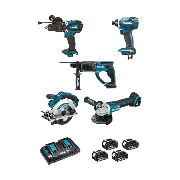 Pack électroportatif 5 machines 18 V DLX5039PTJ photo du produit visuel_1 2XL