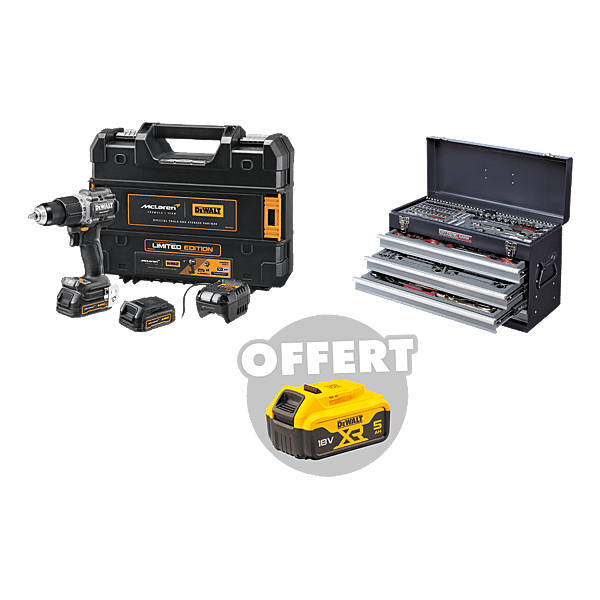 Pack perceuse-visseuse édition McLaren et coffret de maintenance photo du produit visuel_1 2XL