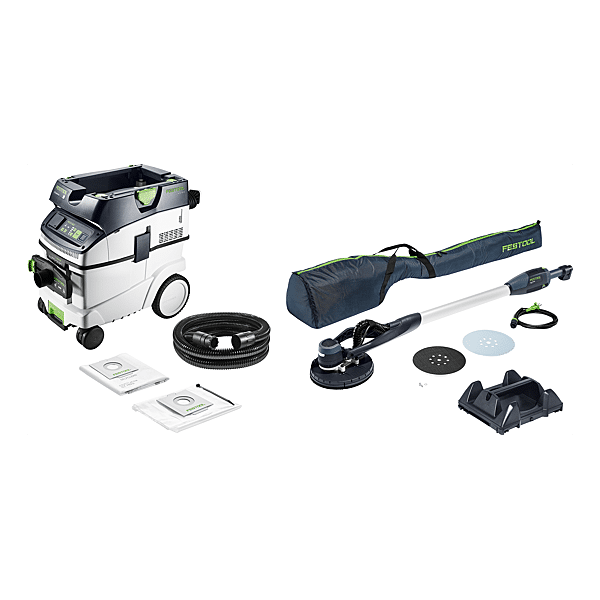 Pack ponceuse à bras Planex et aspirateur photo du produit visuel_1 2XL