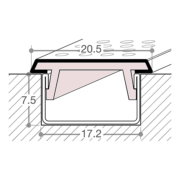 Pack rail + diffuseur + recouvrement perforé FBSSETR1W3050 photo du produit visuel_1 2XL