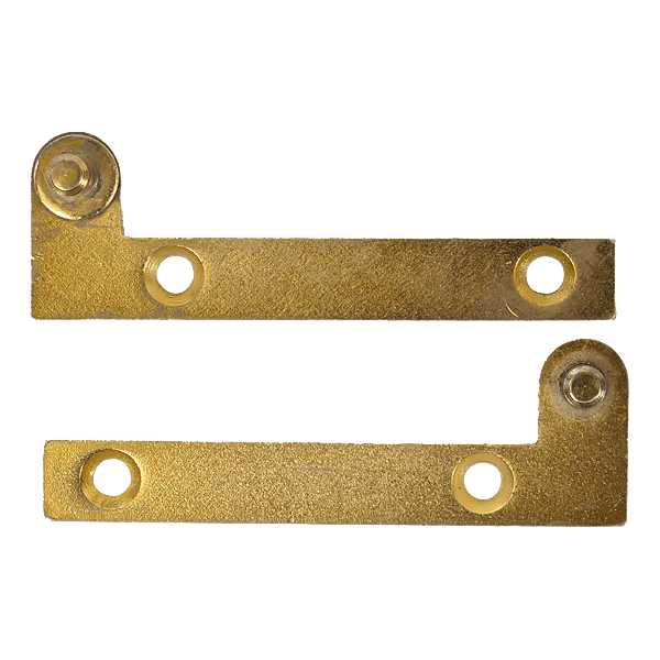 Paire de pivots coude 70s 22 mm acier laitonne gauche photo du produit visuel_1 2XL