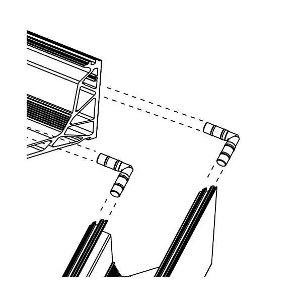 Paire de tige de connexion d'angle 90° photo du produit visuel_1 2XL