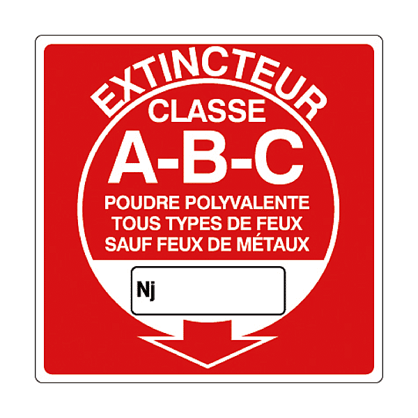 Panneau d'incendie rouge photo du produit visuel_1 2XL