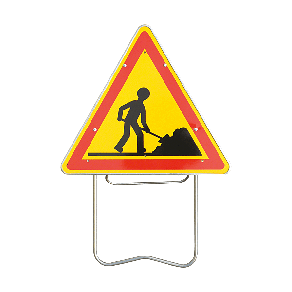 Panneau temporaire travaux photo du produit visuel_1 2XL