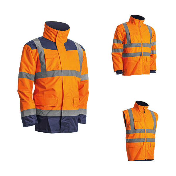 Parka 4 en 1 haute visibilité Kanata photo du produit visuel_1 2XL