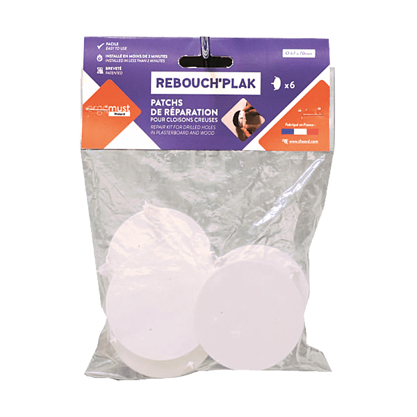 Patch de réparation pour plaque de plâtre et cloison photo du produit visuel_1 2XL