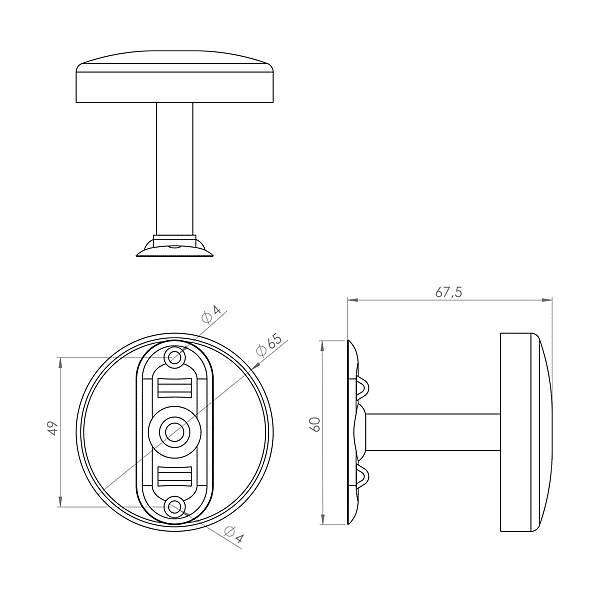 Patère acier photo du produit visuel_1 2XL