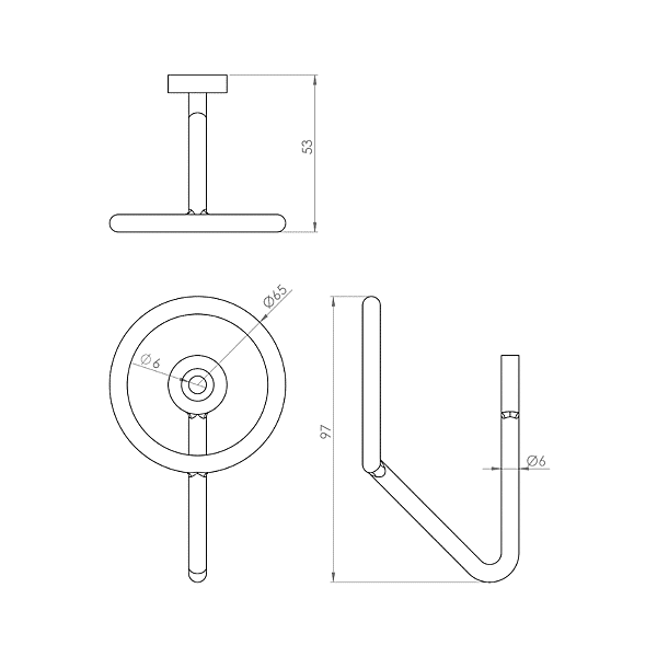 Patère filaire Ring photo du produit visuel_1 2XL