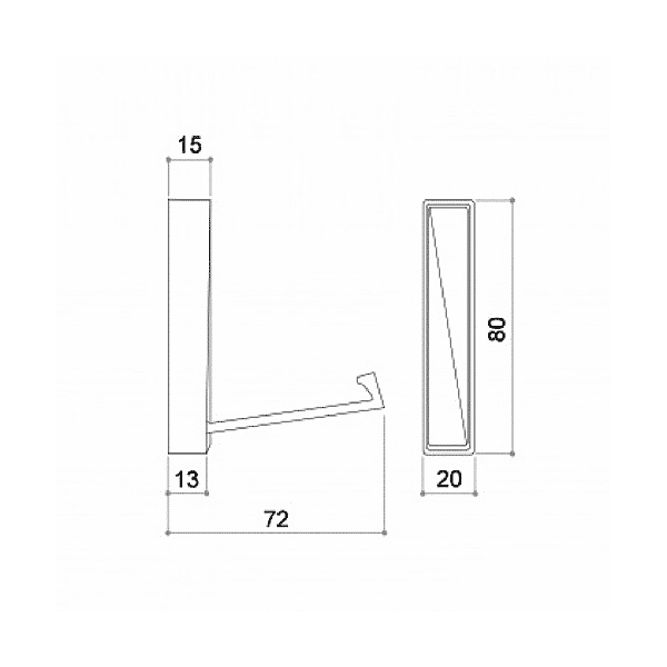 Patère inox escamodable photo du produit visuel_1 2XL