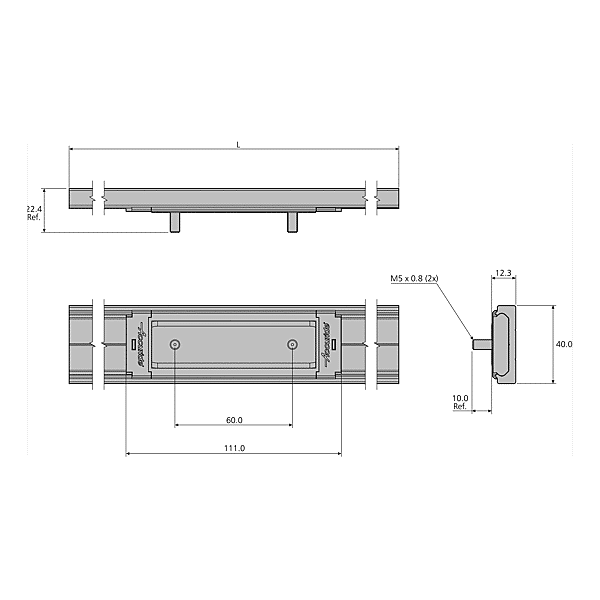 Patin de recirculation à billes pour rail de guidage linéaire DA0115 RC photo du produit visuel_1 2XL