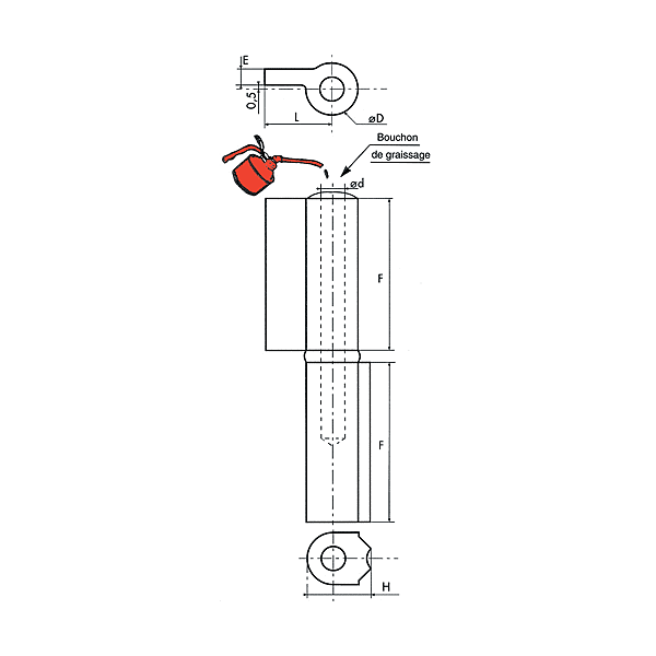 Paumelle Mixte Soudan® photo du produit visuel_1 2XL