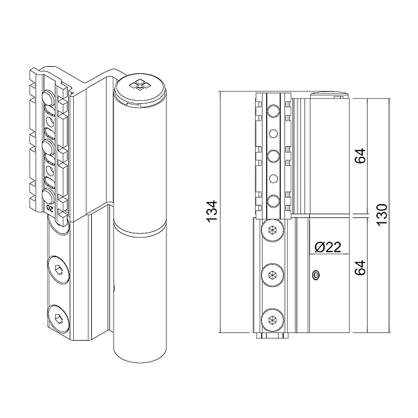 Paumelle série Flash XL photo du produit visuel_1 2XL