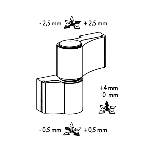 Paumelle série Loira+ photo du produit visuel_1 2XL