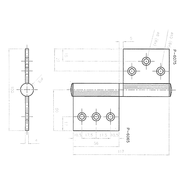 Paumelle universelle 8330-01 photo du produit visuel_1 2XL